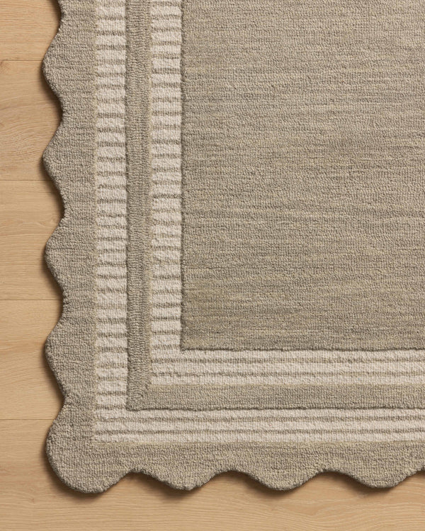 Chris Loves Julia x Loloi Scottie Rugs - Fog / Ivory-Blue Hand Home