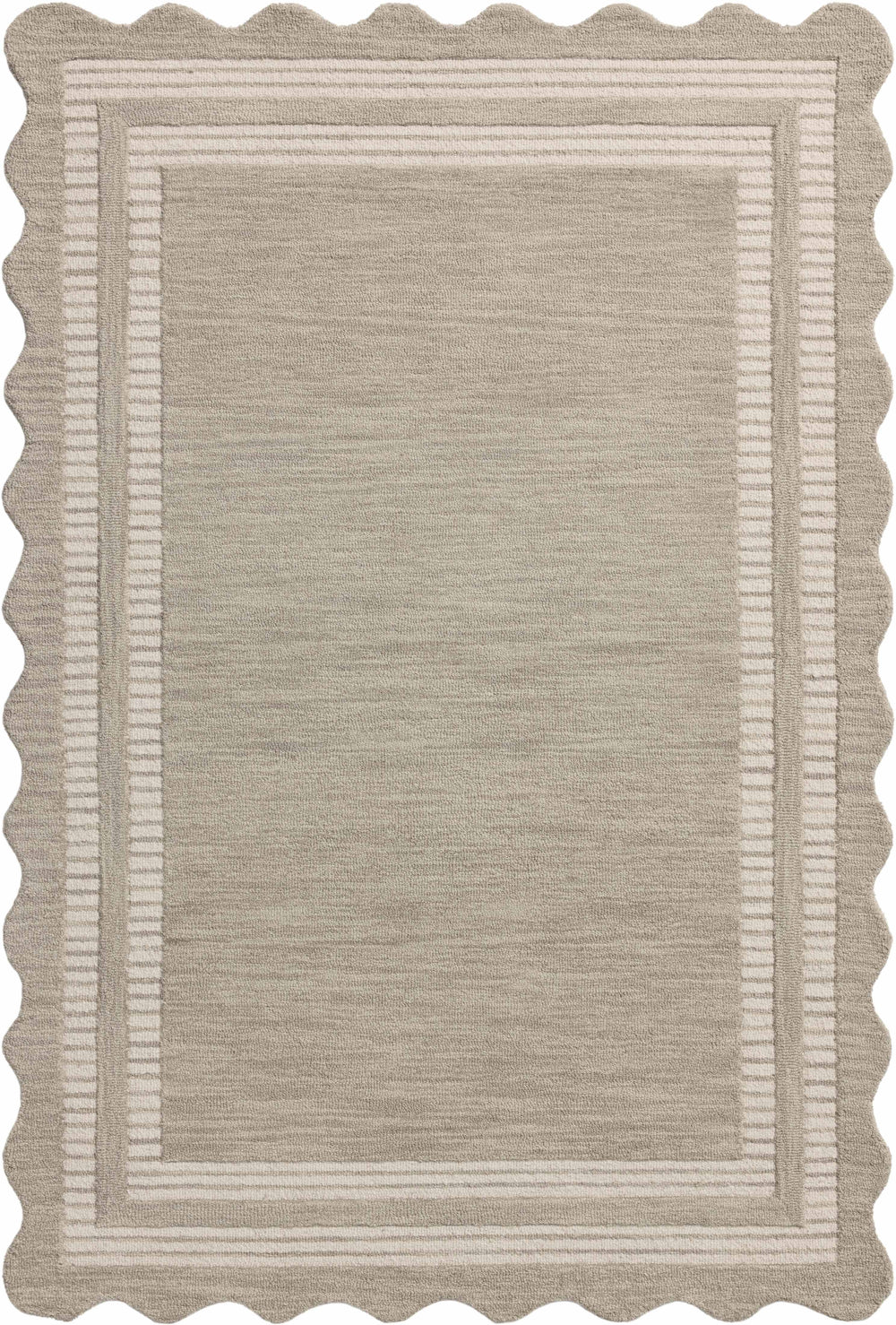 Chris Loves Julia x Loloi Scottie Rugs - Fog / Ivory-Blue Hand Home