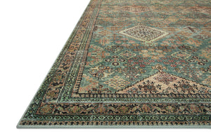 Loloi Sinclair Rug Collection - Turquoise / Multi - Magnolia Home by Joanna Gaines-Blue Hand Home