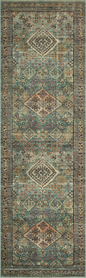 Loloi Sinclair Rug Collection - Turquoise / Multi - Magnolia Home by Joanna Gaines-Blue Hand Home