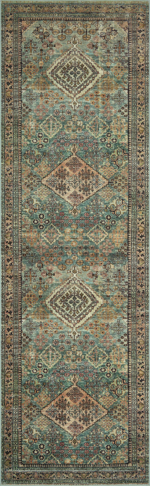 Loloi Sinclair Rug Collection - Turquoise / Multi - Magnolia Home by Joanna Gaines-Blue Hand Home