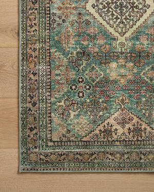 Loloi Sinclair Rug Collection - Turquoise / Multi - Magnolia Home by Joanna Gaines-Blue Hand Home