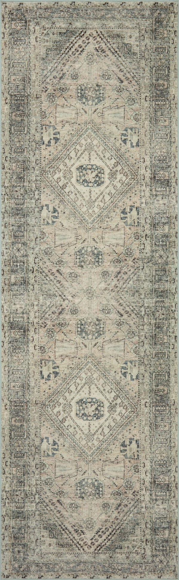 Magnolia Home by Joanna Gaines x Loloi Sinclair Rug - Natural / Sage-Blue Hand Home