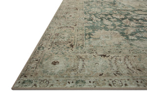 Loloi Sinclair Rug Collection - Jade / Sand - Magnolia Home by Joanna Gaines-Blue Hand Home