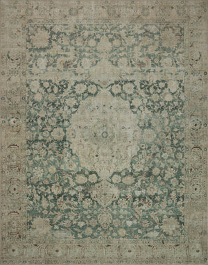 Magnolia Home by Joanna Gaines x Loloi Sinclair Rug - Jade / Sand-Blue Hand Home