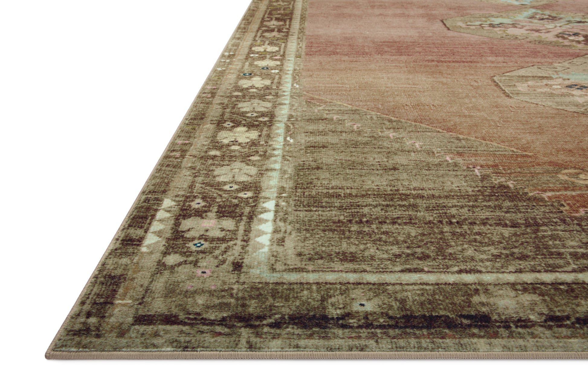 Loloi Sinclair Rug Collection - Clay / Tobacco - Magnolia Home by Joanna Gaines-Blue Hand Home