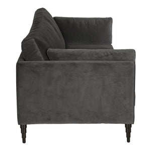 Andalusia Sofa with Velvet-Noir Furniture-Blue Hand Home