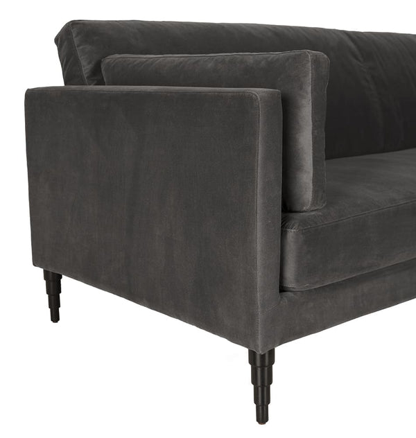 Andalusia Sofa with Velvet-Noir Furniture-Blue Hand Home