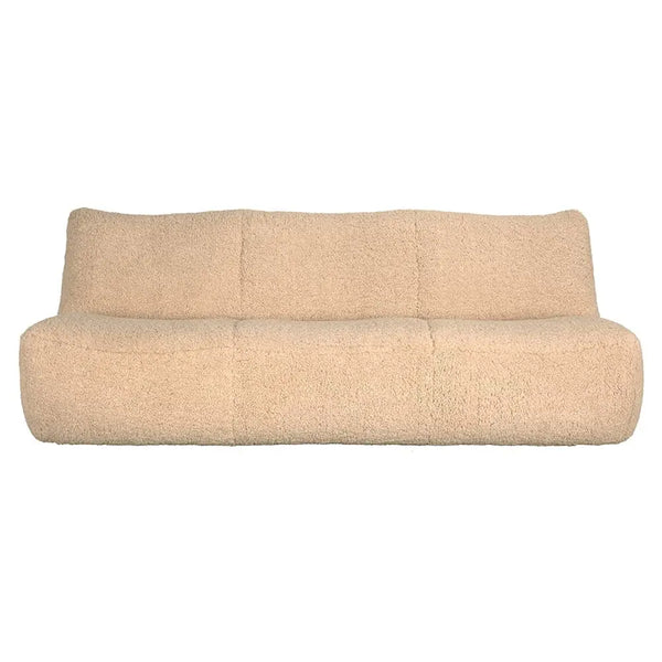 McClain 3 Seater, Camel Fabric-Noir Furniture-Blue Hand Home