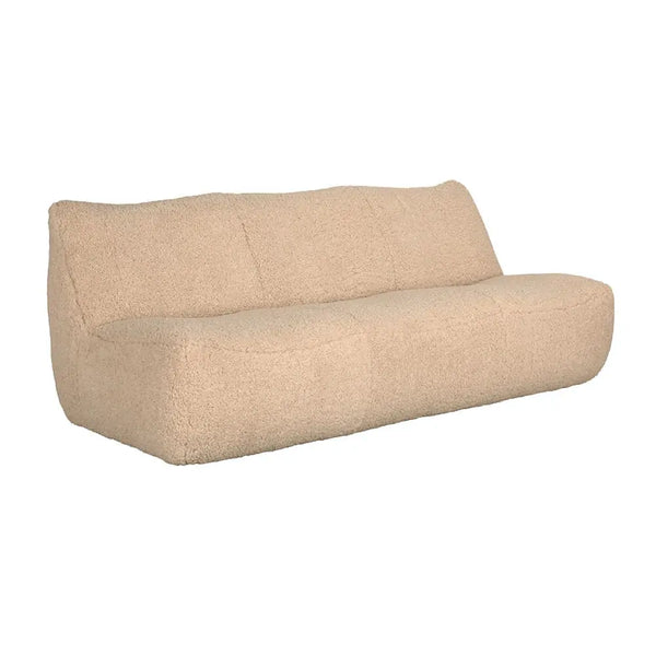 McClain 3 Seater, Camel Fabric-Noir Furniture-Blue Hand Home