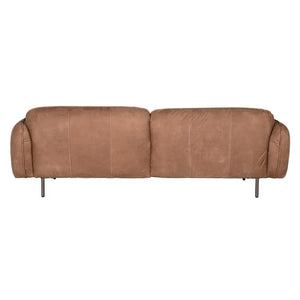 Franklin Sofa, Coris Brown Leather-Noir Furniture-Blue Hand Home