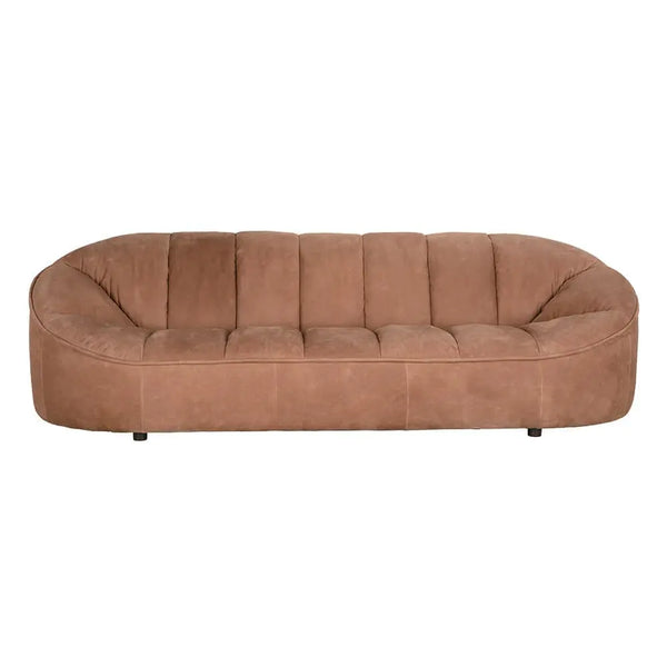 Amadeus Sofa, Coris Brown Leather-Noir Furniture-Blue Hand Home
