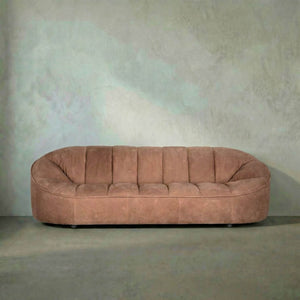 Amadeus Sofa, Coris Brown Leather-Noir Furniture-Blue Hand Home