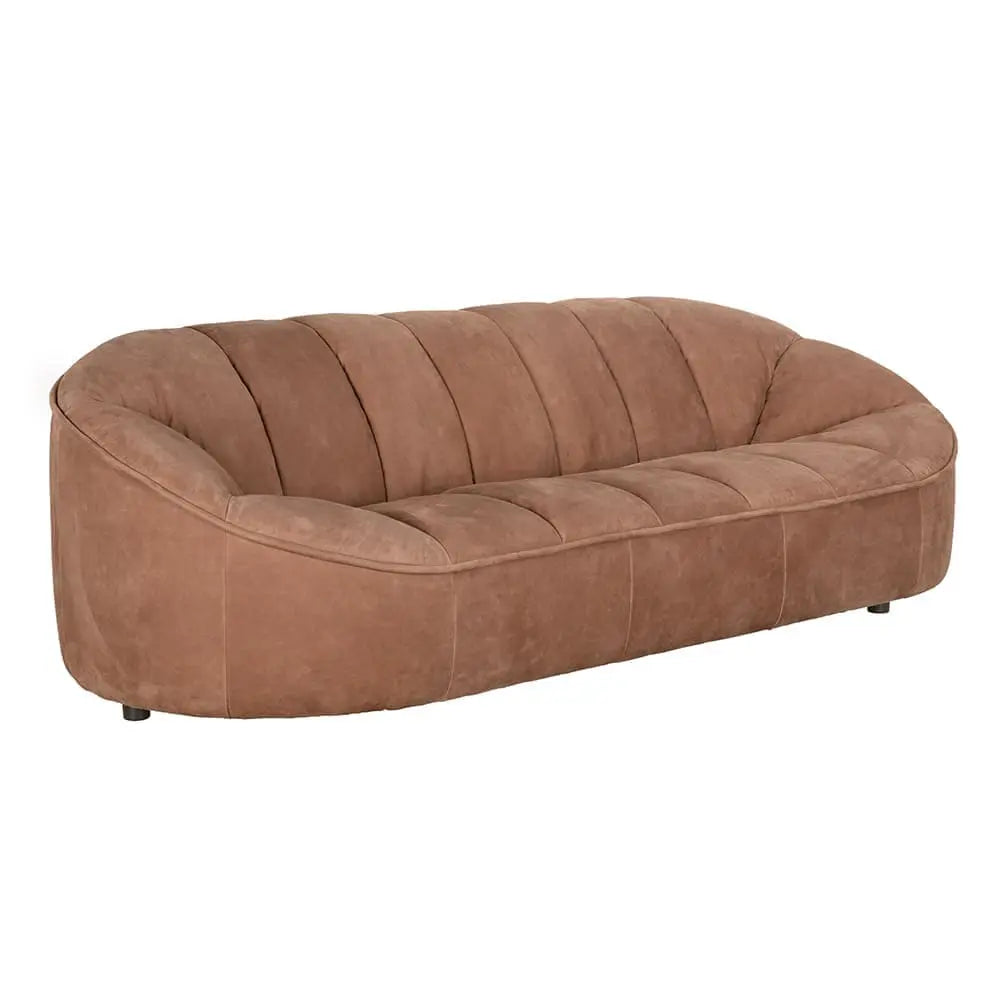 Amadeus Sofa, Coris Brown Leather-Noir Furniture-Blue Hand Home