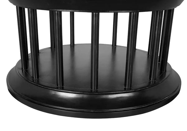 Round Coffee Table-Noir Furniture-Blue Hand Home