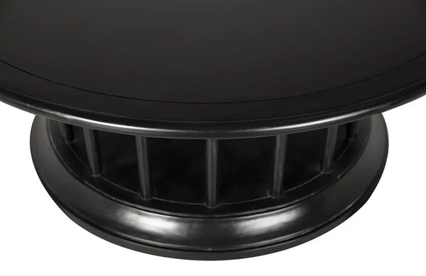 Round Coffee Table-Noir Furniture-Blue Hand Home