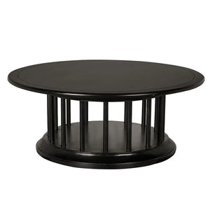 Round Coffee Table-Noir Furniture-Blue Hand Home