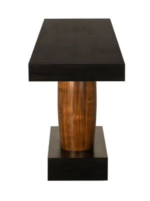 Console With Two-Pedestal-Noir Furniture-Blue Hand Home