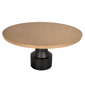 60″ Round Dining Table-Noir Furniture-Blue Hand Home