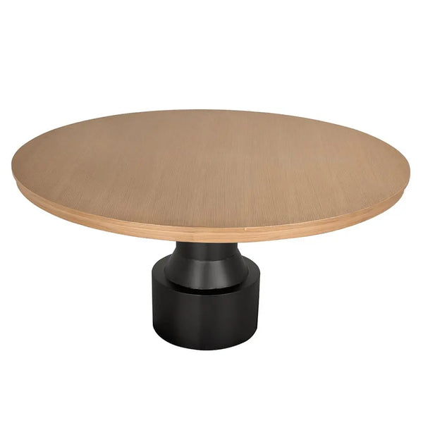 60″ Round Dining Table-Noir Furniture-Blue Hand Home