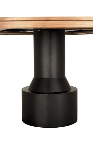 60″ Round Dining Table-Noir Furniture-Blue Hand Home