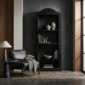 Tower Bookcase, HB-Noir Furniture-Blue Hand Home