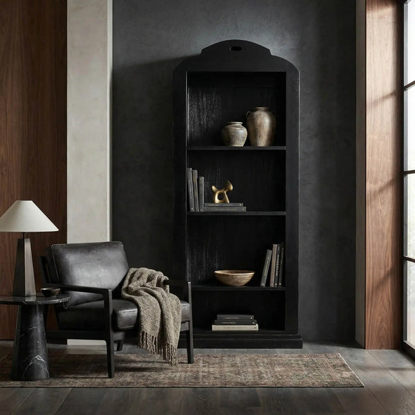 Tower Bookcase, HB-Noir Furniture-Blue Hand Home