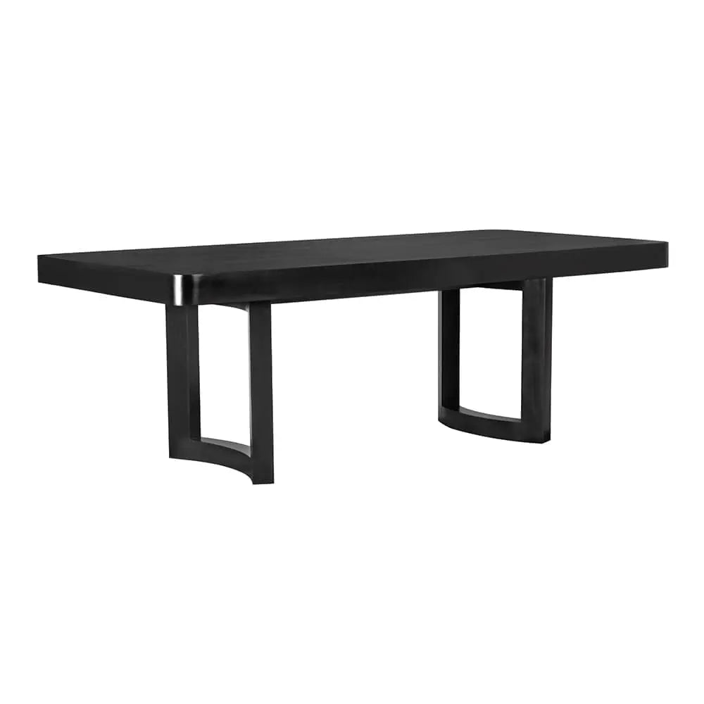 Dining Table With Bow Legs-Noir Furniture-Blue Hand Home