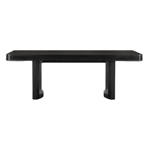 Dining Table With Bow Legs-Noir Furniture-Blue Hand Home