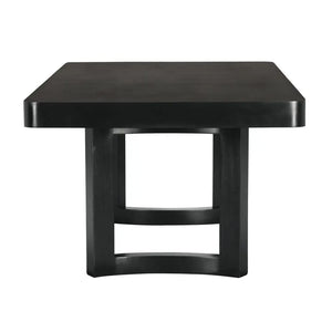 Dining Table With Bow Legs-Noir Furniture-Blue Hand Home