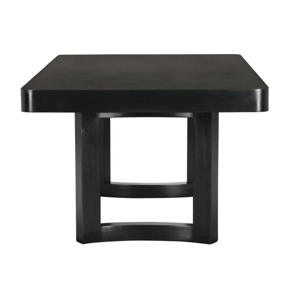 Dining Table With Bow Legs-Noir Furniture-Blue Hand Home