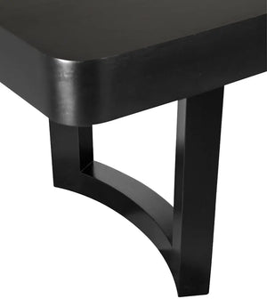Dining Table With Bow Legs-Noir Furniture-Blue Hand Home