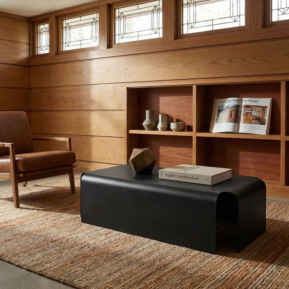 Metal Coffee Table-Noir Furniture-Blue Hand Home