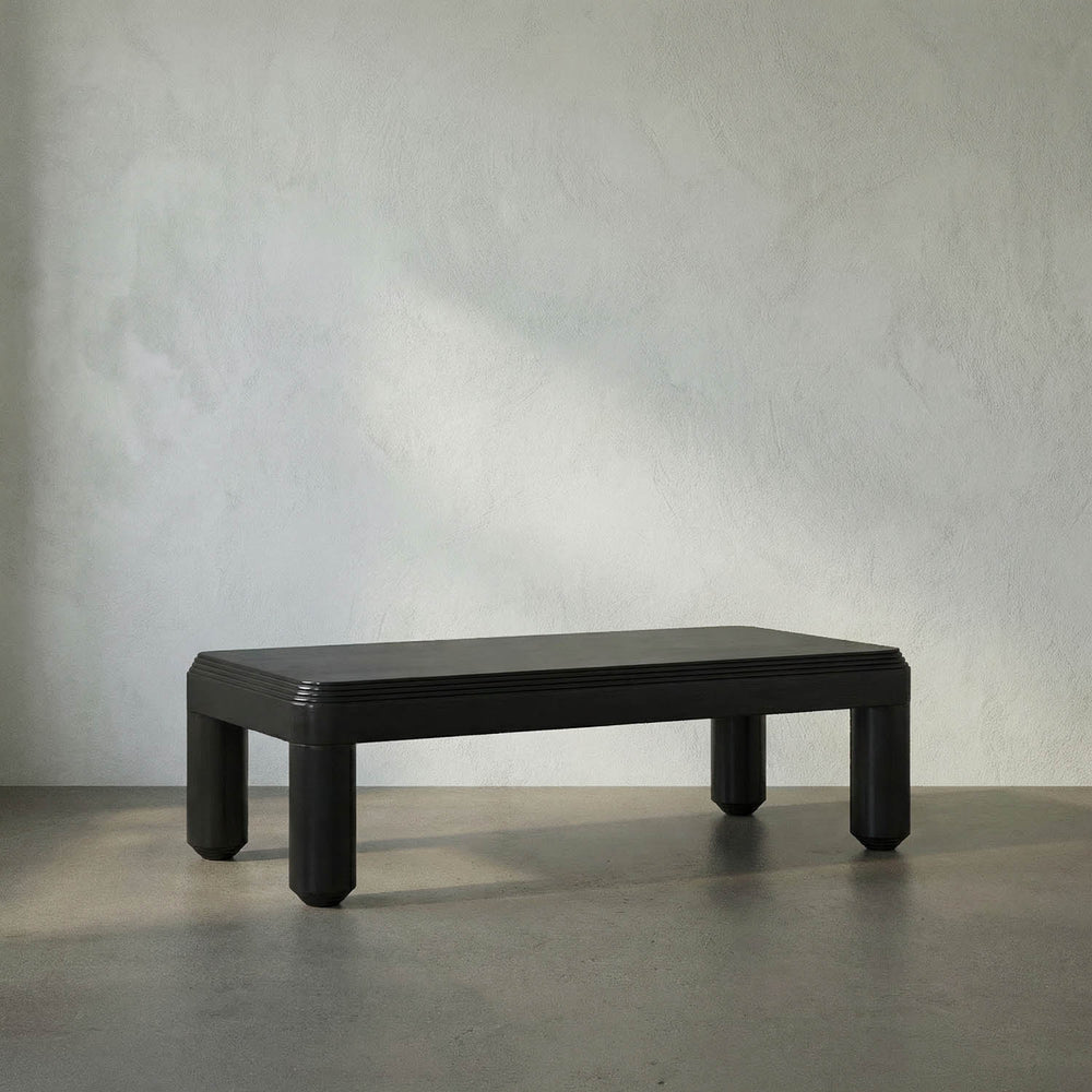 Coffee Table with Round Legs-Noir Furniture-Blue Hand Home