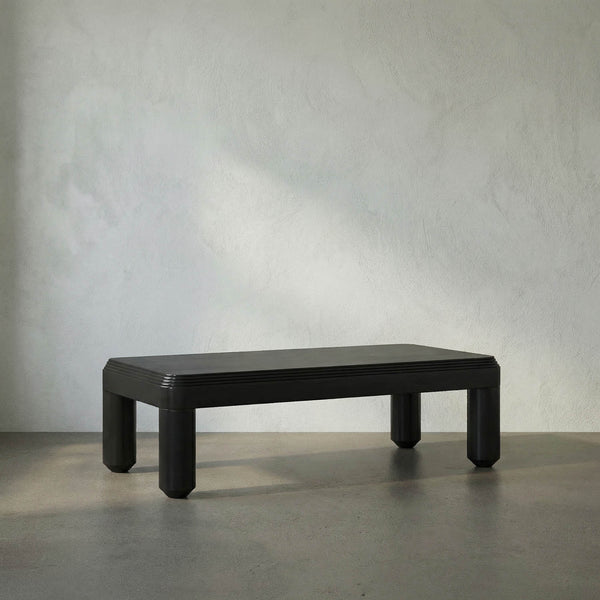 Coffee Table with Round Legs-Noir Furniture-Blue Hand Home