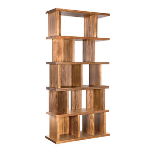 Walnut Bookcase-Noir Furniture-Blue Hand Home