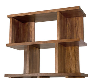 Walnut Bookcase-Noir Furniture-Blue Hand Home