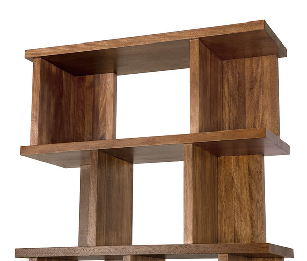 Walnut Bookcase-Noir Furniture-Blue Hand Home