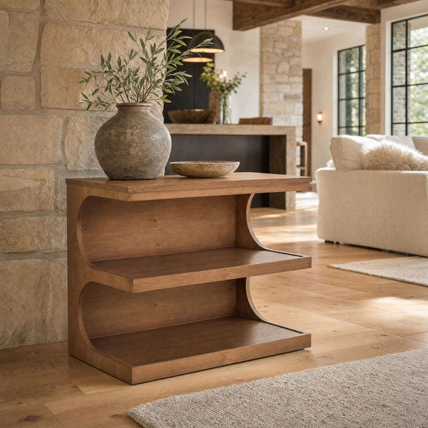 Teak Console-Noir Furniture-Blue Hand Home