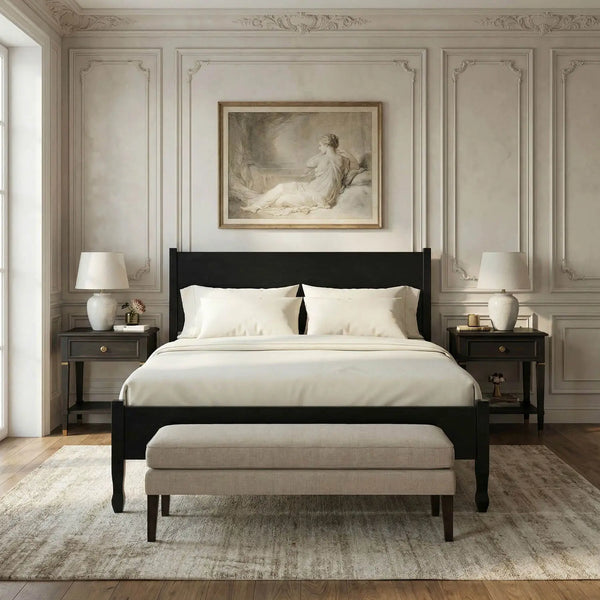Nice Bed, EK, Pale-Noir Furniture-Blue Hand Home