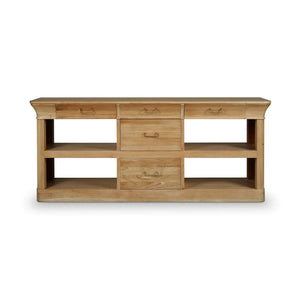 Bramble Sandhurst Larger Console In Fruitwood-Bramble-Blue Hand Home