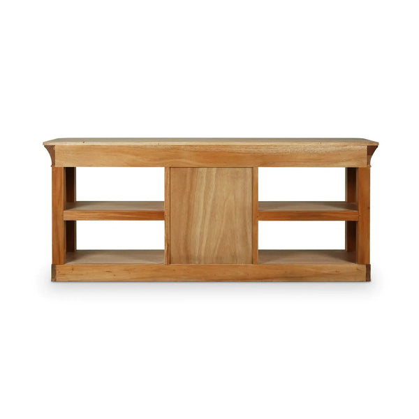 Bramble Sandhurst Larger Console In Fruitwood-Bramble-Blue Hand Home