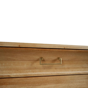 Bramble Sandhurst Larger Console In Fruitwood-Bramble-Blue Hand Home