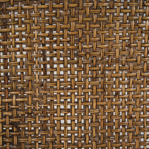 Bramble Savanah Dining Chair In Light Glazed Rattan W/ Arctic White Performance Fabric Cushion-Bramble-Blue Hand Home