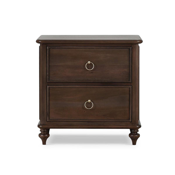 Savannah 2 Drawer Bedside Table-Blue Hand Home