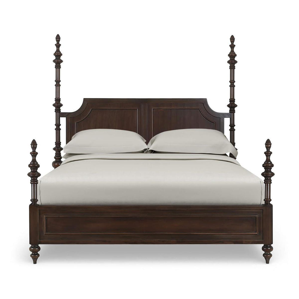 Bramble Savannah Bed Queen in Walnut Solid Hardwood Frame-Bramble-Blue Hand Home