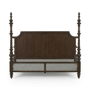 Bramble Savannah Bed Queen in Walnut Solid Hardwood Frame-Bramble-Blue Hand Home