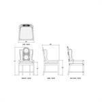 Savoy Dining Chair-Blue Hand Home