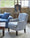 Cisco Home Sebastian Chair-Blue Hand Home