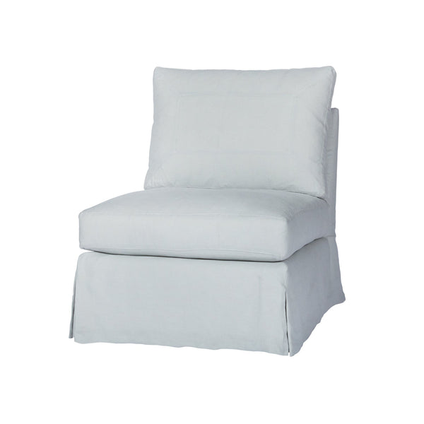 Essentials Cisco Home Seda Armless Chair with Swivel-Blue Hand Home
